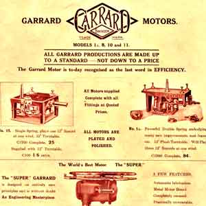Garrard Motor flyer